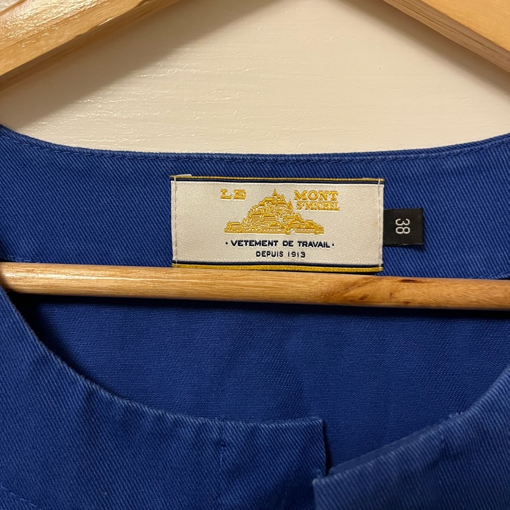 French Vintage Style Workwear Jumpsuit